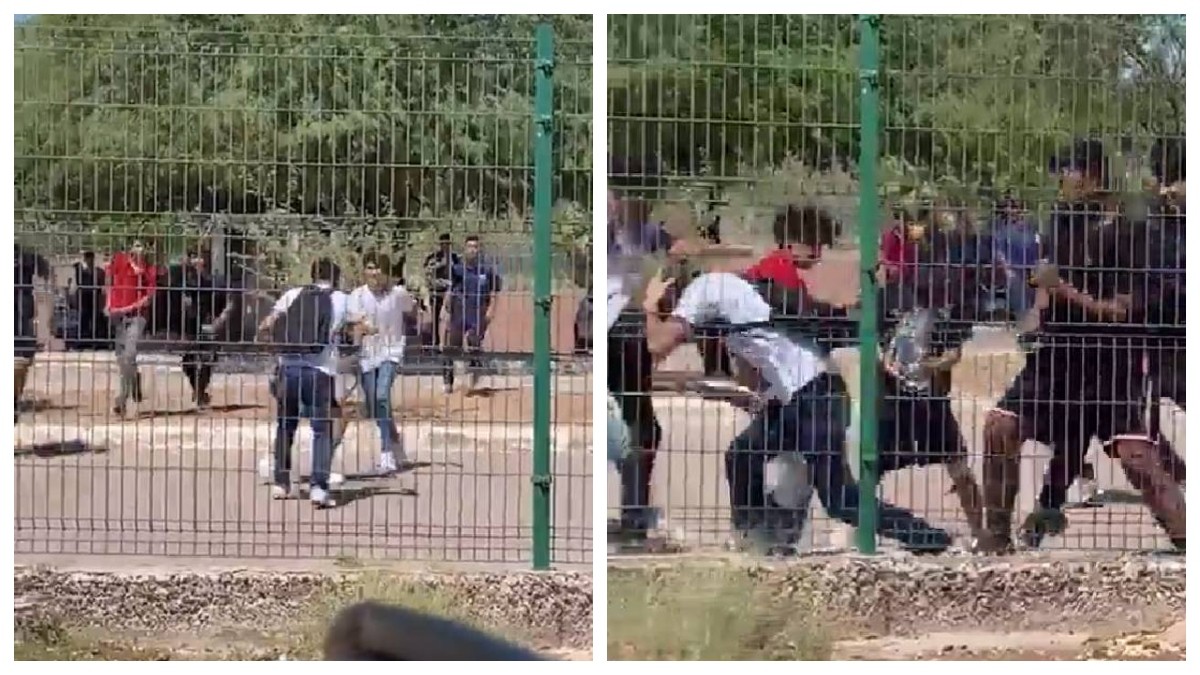 VIDEO Esperan a que alumno del CBTIS salga del plantel y lo acuchillan entre varios