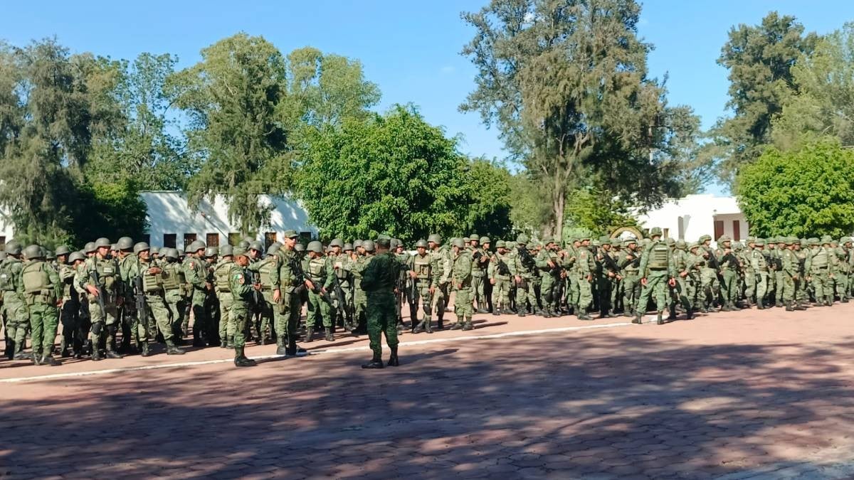Llegan 1500 nuevos militares a Guanajuato; 700 vigilarán León