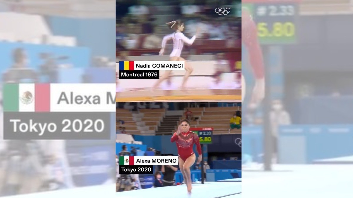 Comparan a Alexa Moreno ¡con Nadia Comaneci!