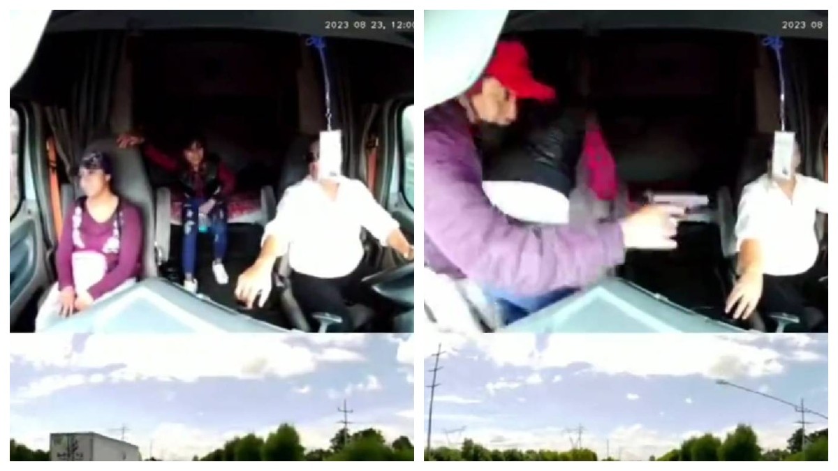 VIDEO Chofer ayuda a 2 mujeres, pero cayó en una trampa; lo asaltaron a punta de pistola