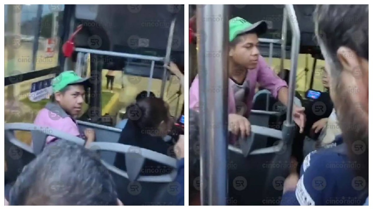 “Para que se embaraza”, hombre le niega el asiento a mujer en el camión