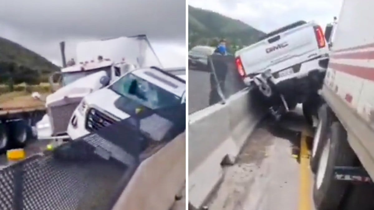 VIDEO: Balean a chofer para asaltarlo, pero se defiende y así destrozó la camioneta