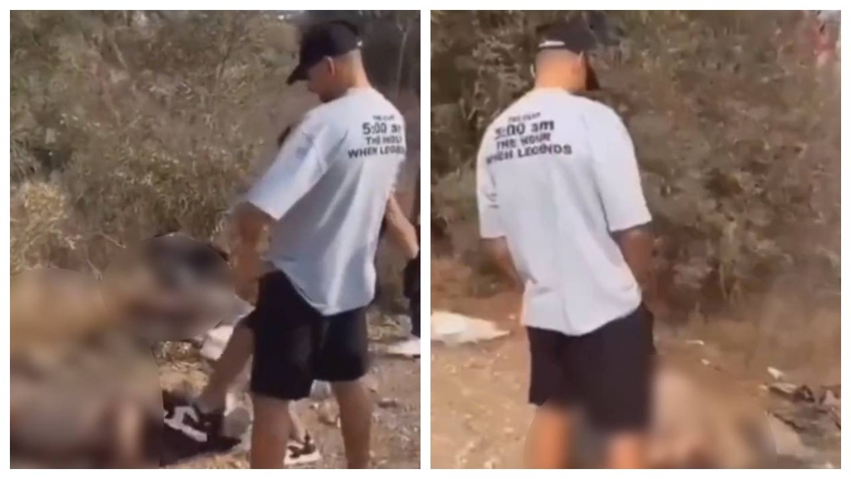 Violencia sin límites: graban a israelíes orinando cadáveres de terroristas de Hamás