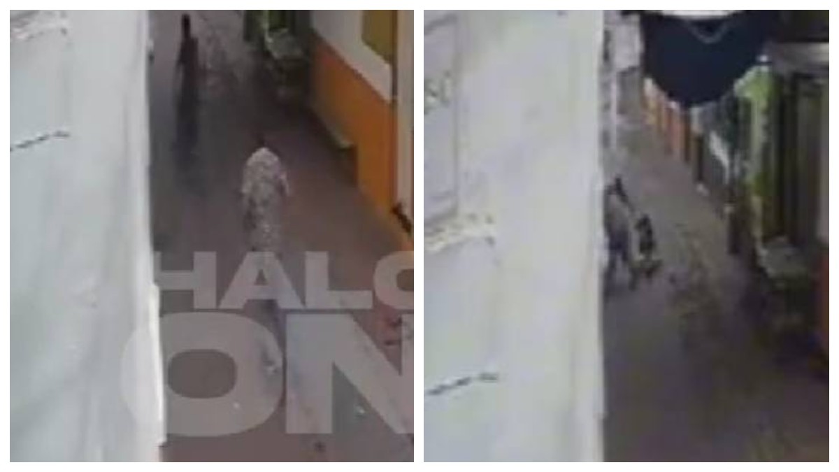 VIDEO Hombre persigue y golpea a mujer para asaltarla mientras paseaba con su bebé
