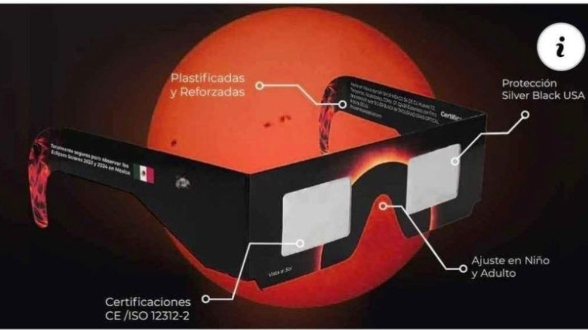 Leoneses agotan lentes certificados para ver eclipse