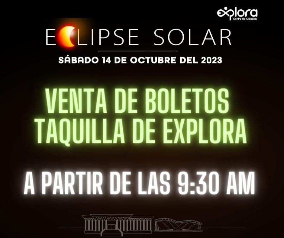 ¡Todavía alcanzas!; reabren cupo para ver eclipse en Explora