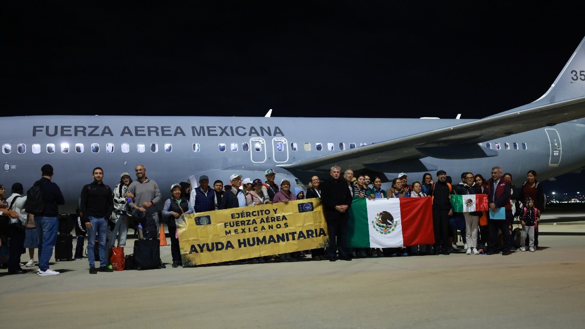Aterrizan en México los últimos 275 repatriados de Israel