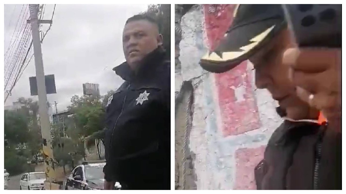 VIDEO Policías piden 'mordida' a conductor y le dan golpiza por grabarlos