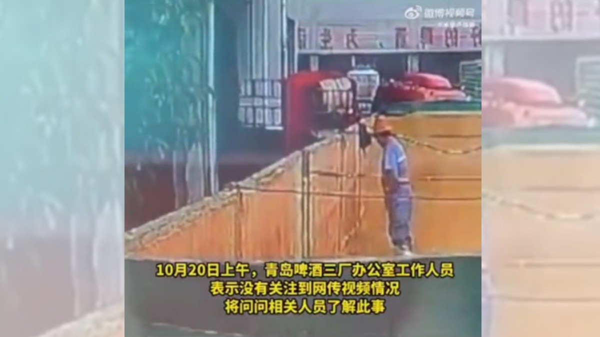 VIDEO: Empleado orina en una barrica de cerveza; ¡van tras él!