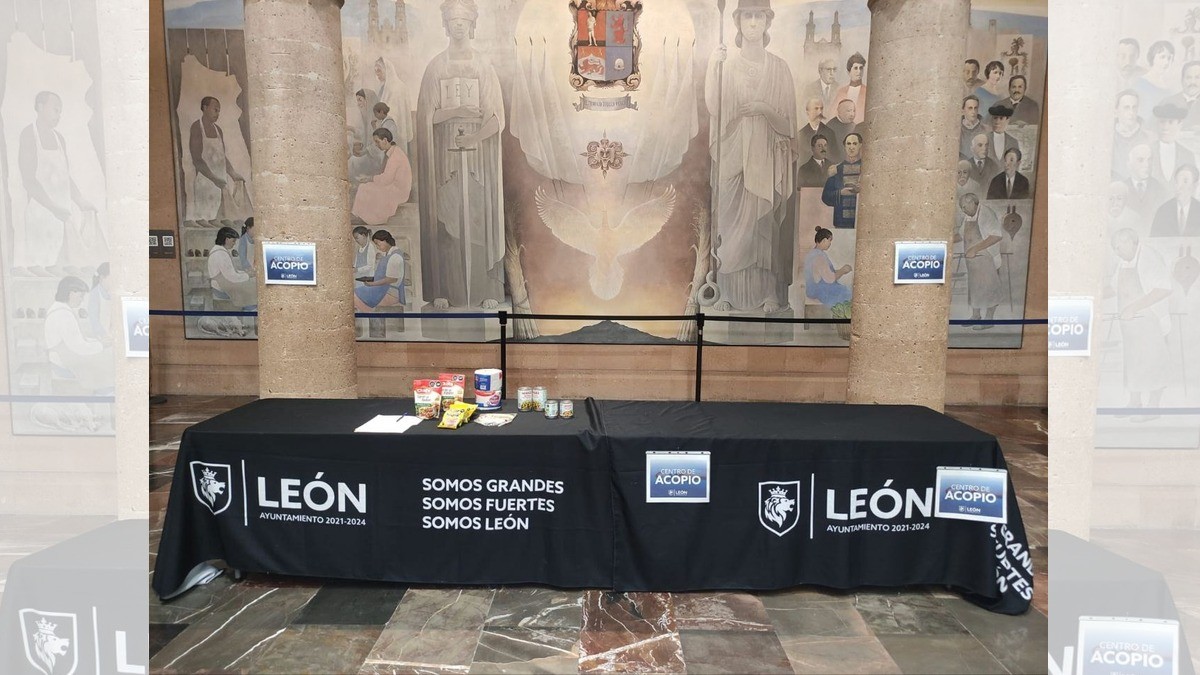 También la Presidencia Municipal de León abre centro de acopio; esto es lo que se requiere