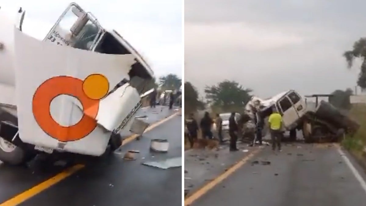 Carambola fatal: tres vehículos chocan en la carretera; hay un muerto y 10 heridos
