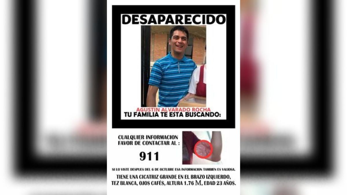 Agustín lleva casi un mes desaparecido, ¡ayúdanos a encontrarlo!