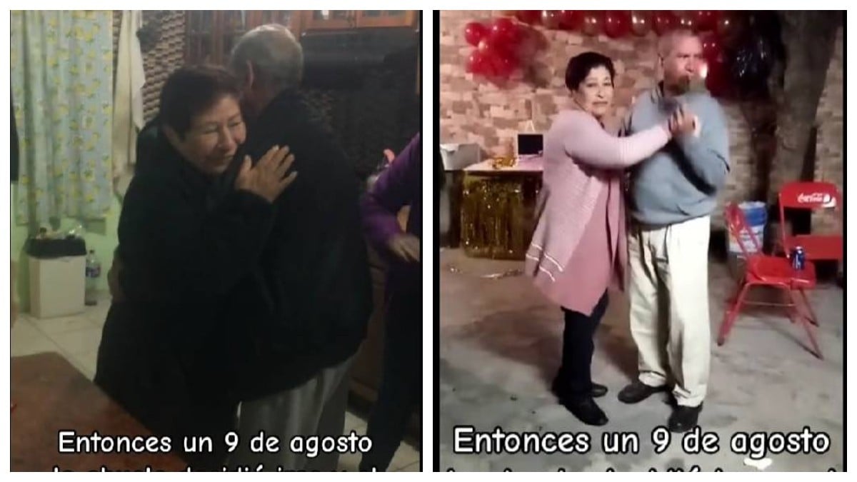 Abuelitos murieron con diferencia de 5 minutos, cautivan con su amor