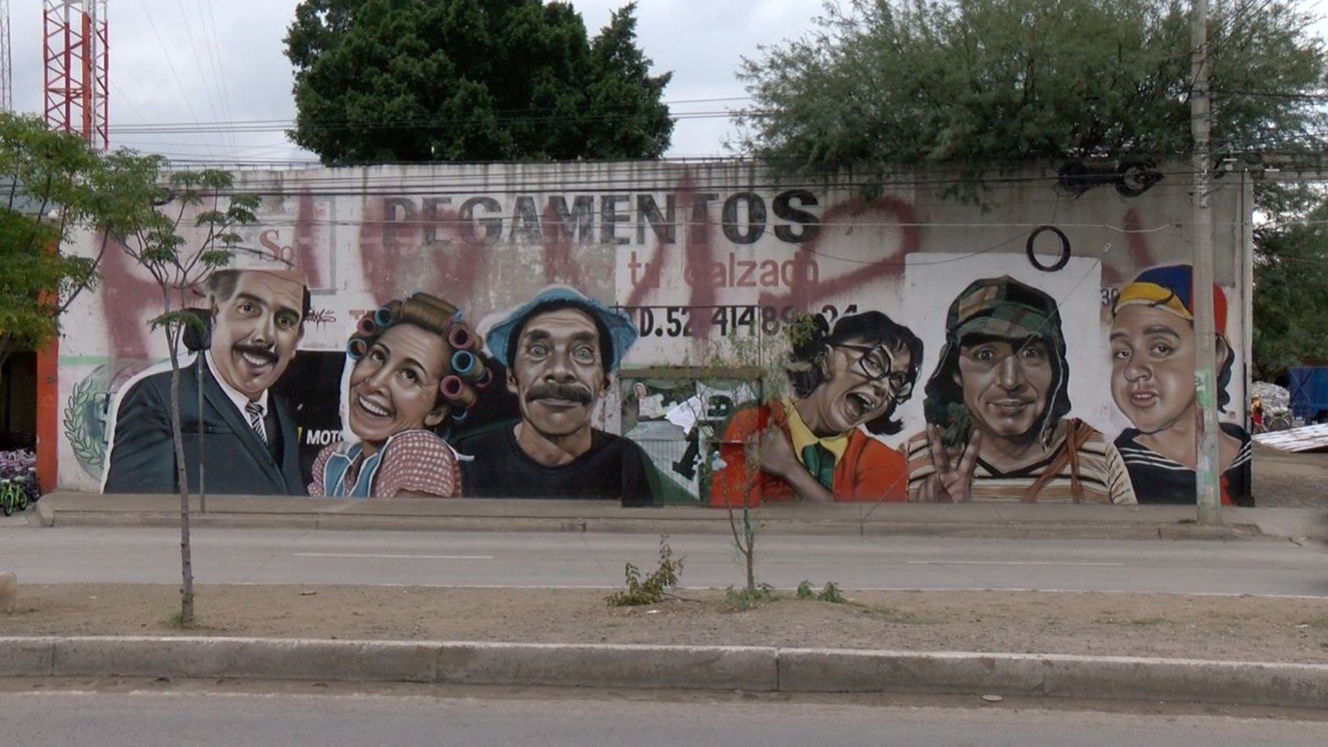 ¡Qué bonita vecindad! El Chavo del 8 y su pandilla ponen color al bulevar Hidalgo