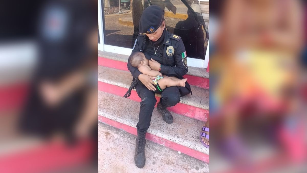 Ejemplo a seguir, ¡ascienden a la policía que amamantó a una bebé en Acapulco!