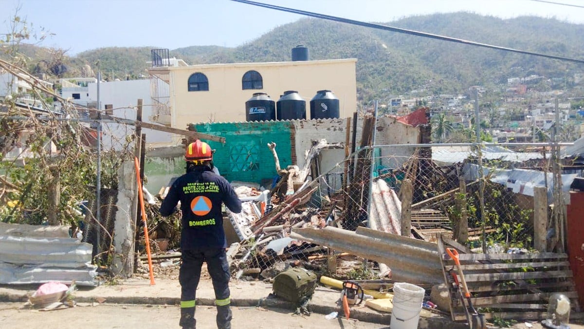 ¡Impactante! NASA revela el antes y después del paso del huracán Otis