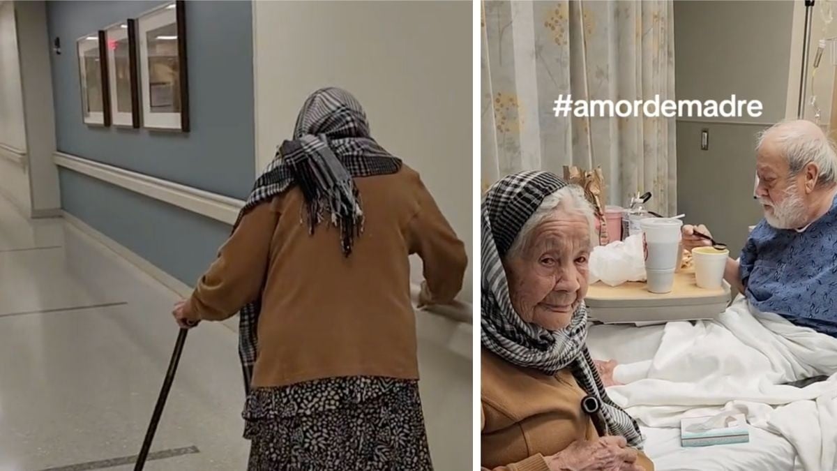 VIDEO ¡Amor eterno! Mamá de 101 años enternece a todos al visitar a su hijo en el hospital