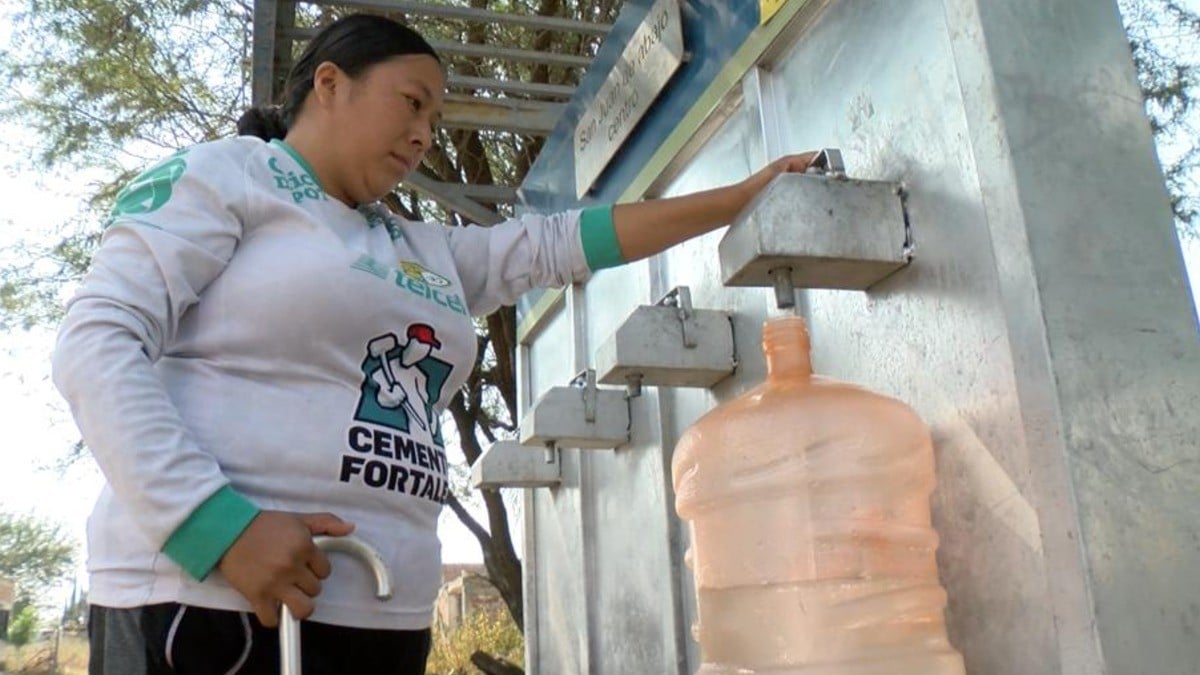 Beber agua de las tomas pública en San Juan de Abajo, un gran riesgo para la salud
