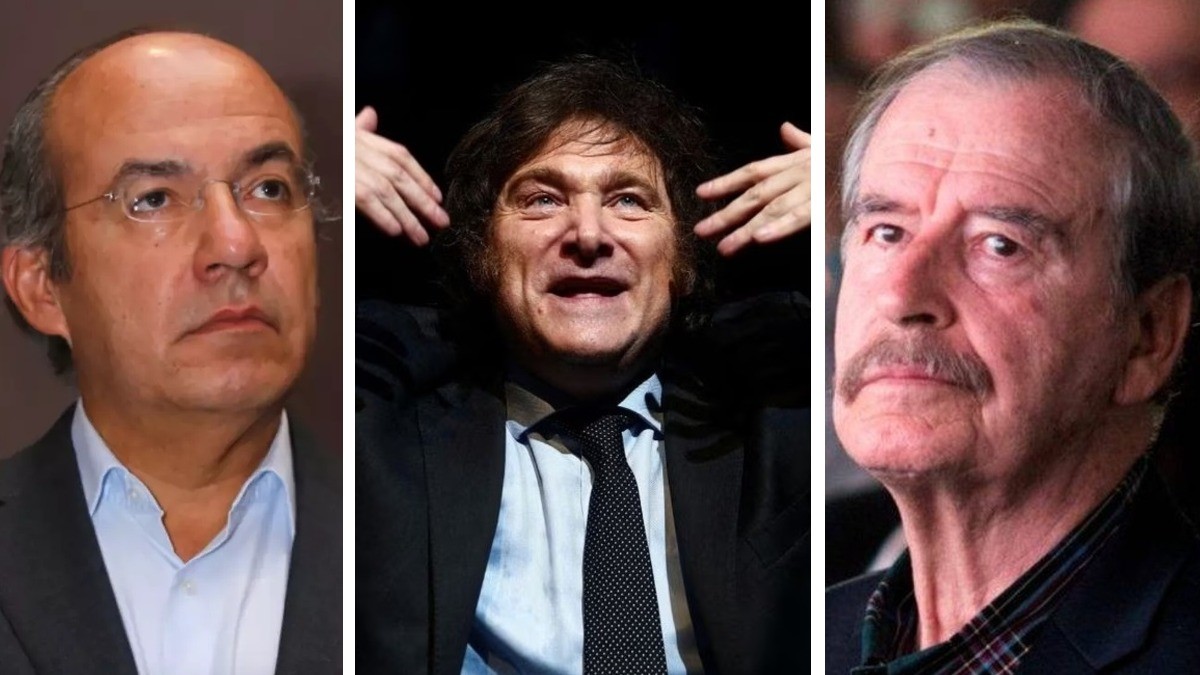  ‘Meten su cuchara’: Fox y Calderón firman apoyo a candidato argentino de ultraderecha