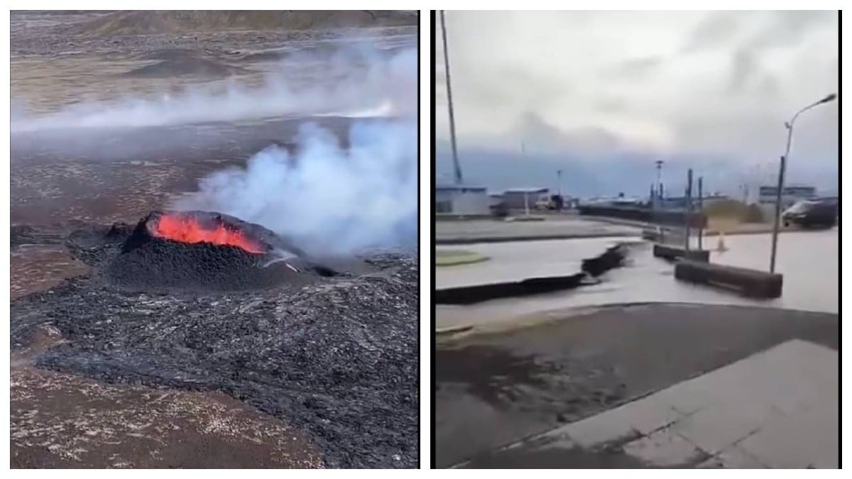 VIDEO Aterradoras grietas se forman en Islandia luego de sismos, ¿será un volcán naciente?