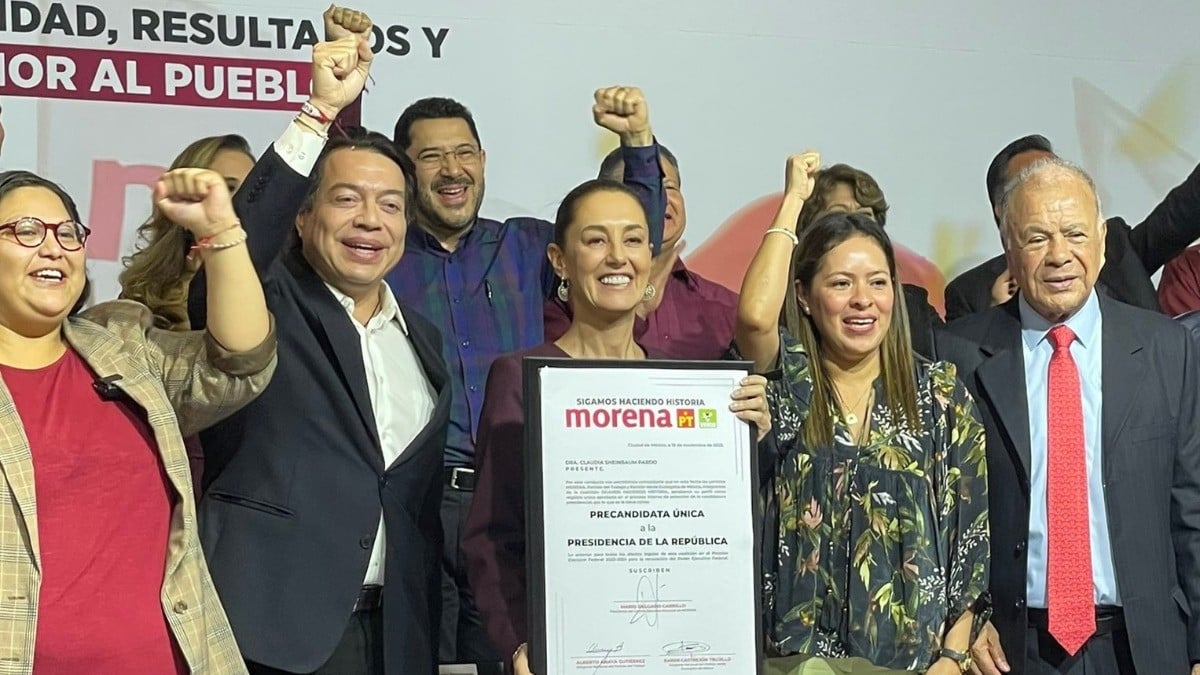 Sheinbaum ya es la precandidata presidencial de Morena rumbo a 2024