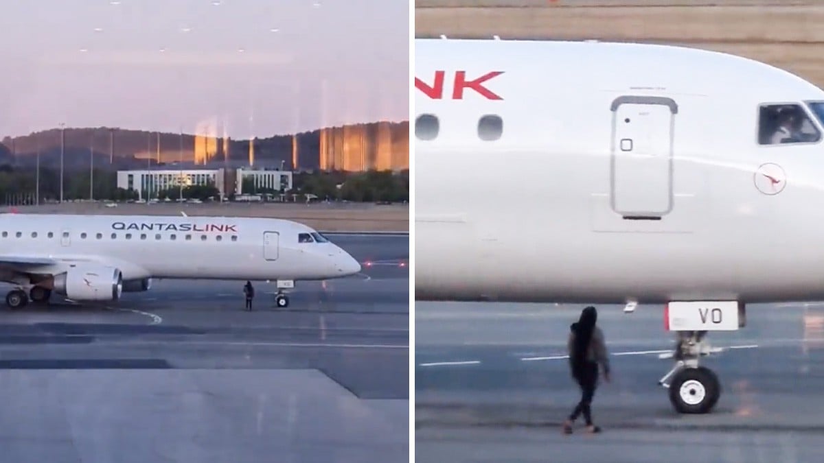 VIDEO: Mujer que perdió su vuelo corre sobre la pista para detener el avión