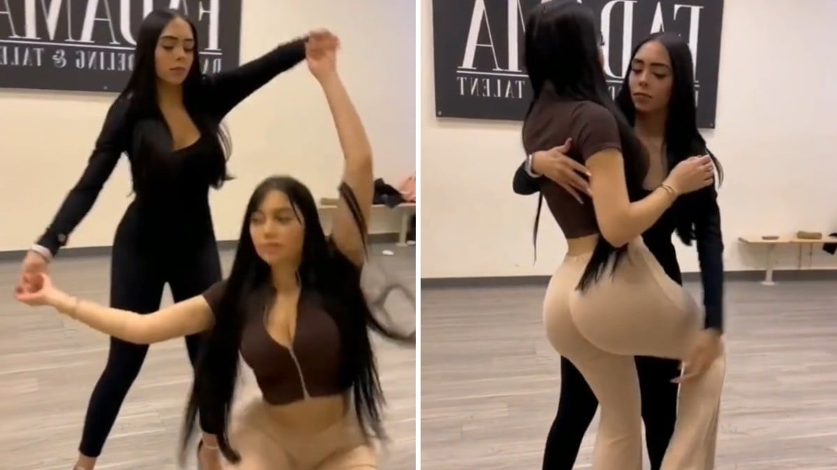 VIDEO Atractivas maestras de baile promocionan su escuela y rompen récord en inscripciones