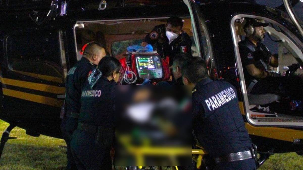 Drogadicto lleva a niño a terreno y lo ataca con machete; helicóptero lo trasladó grave