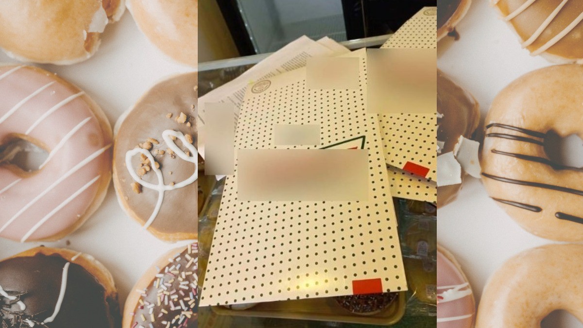 Estos locales vendían donas Krispy Kream piratas con todo y caja, ¿sabrán igual?