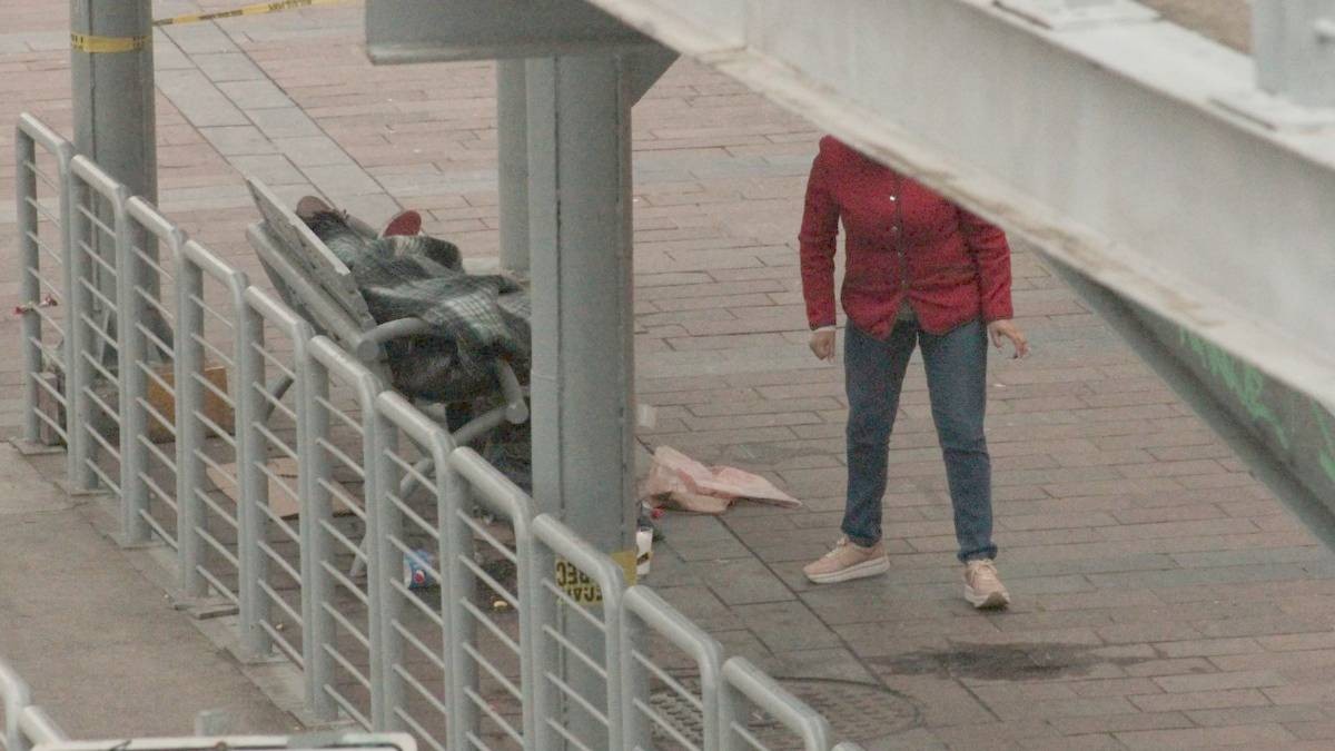 Indigente aún estaba vivo cuando llegó personal del DIF a la Alemán