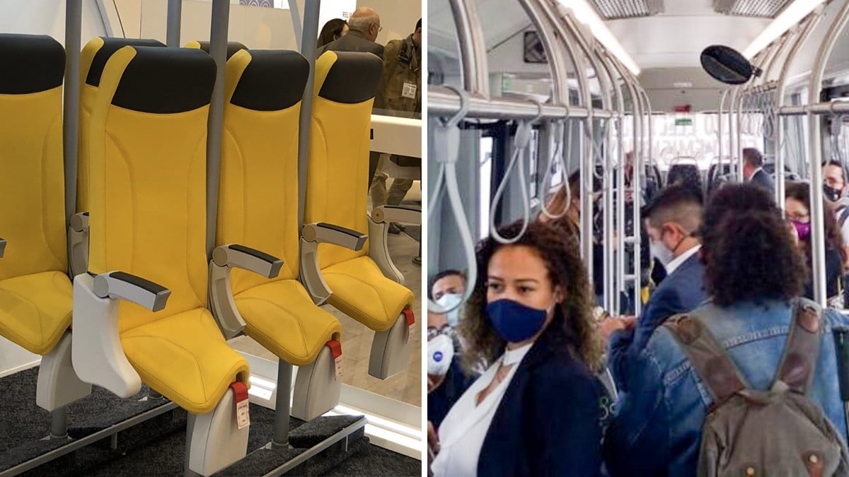 ¿Te atreverías a viajar así? Proponen asientos para volar de pie en aviones
