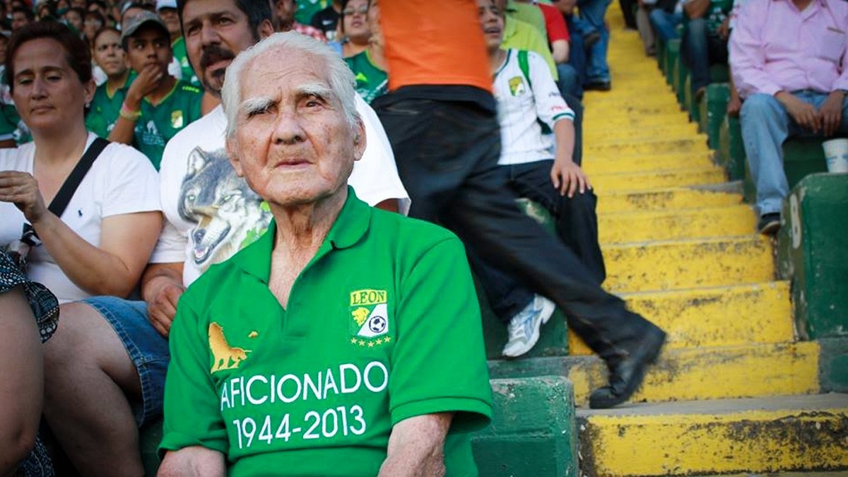 ¡Amor eterno! Falleció el aficionado más longevo del Club León