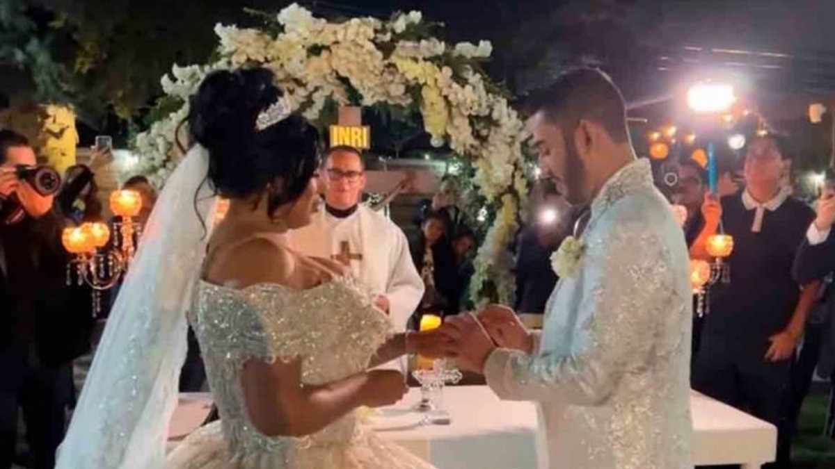 Kimberly y Óscar se casan por la iglesia; Wendy, en primera fila para ‘cachar’ el ramo