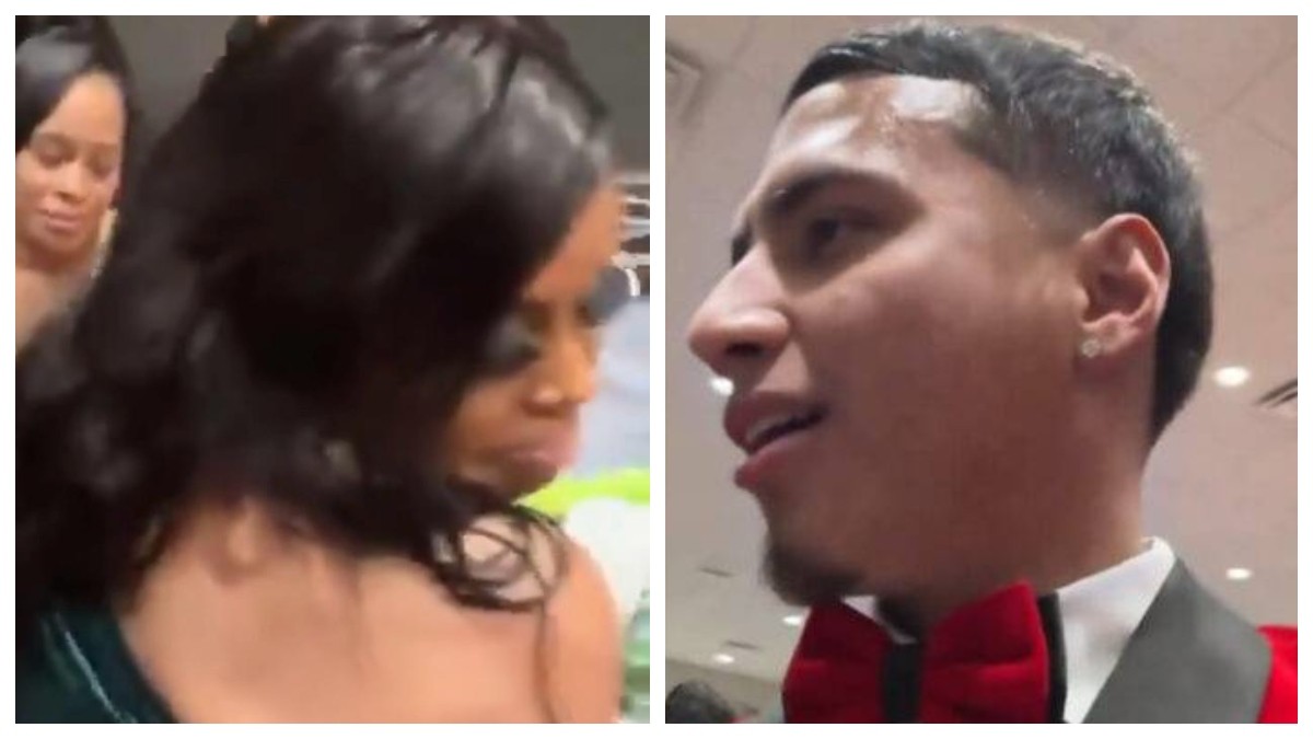 VIDEO: Niño enfurece con su mamá al verla perreando con un hombre