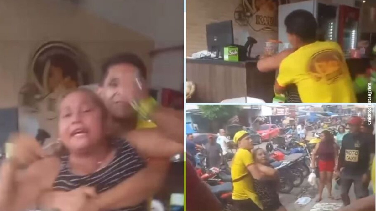 VIDEO: ¿Esposa tóxica? Destroza panadería porque empleada le dijo 'mi amor' a su marido