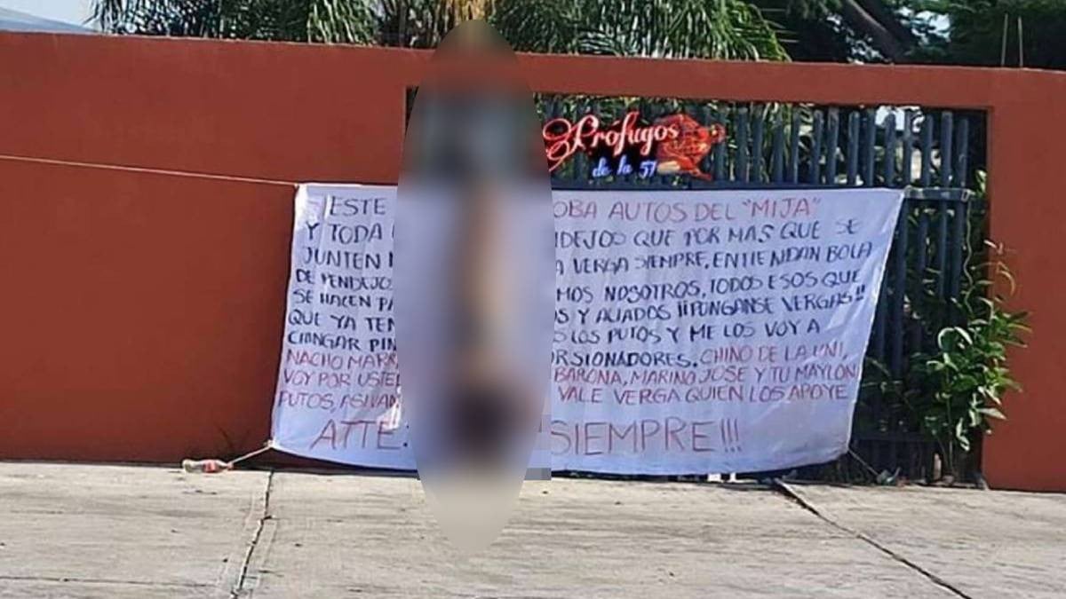 Dejan esta mañana un cadáver desnudo y colgado en la reja de una escuela primaria