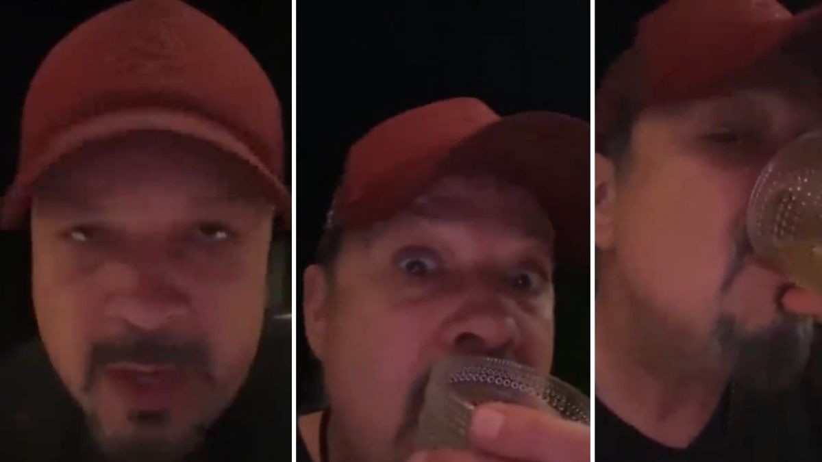 VIDEO Así Pepe Aguilar enfureció borracho y arremetió contra un fan