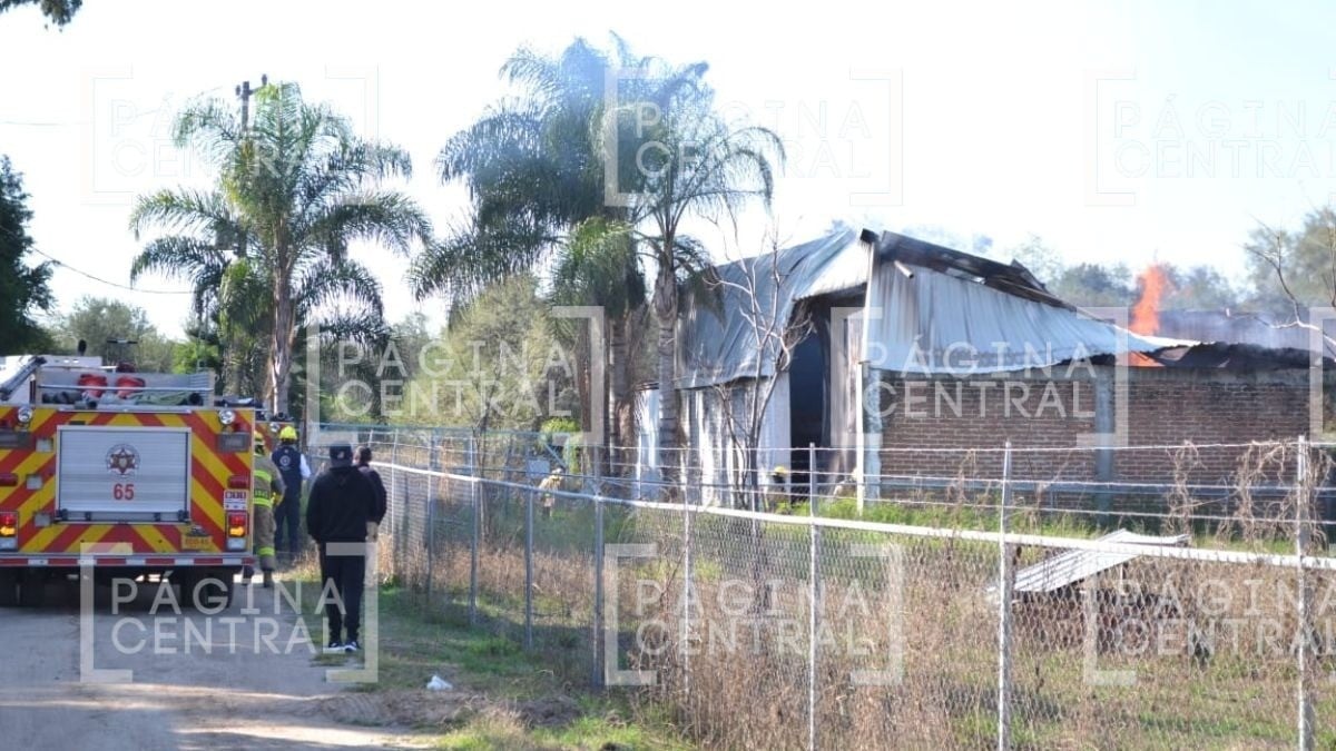 ¡Arde bodega de tarimas en León!