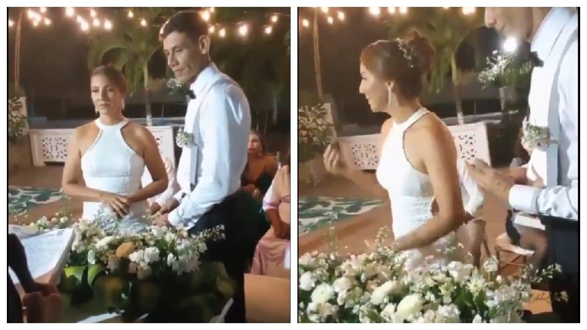 Novia rechaza casarse en plena ceremonia por esta razón