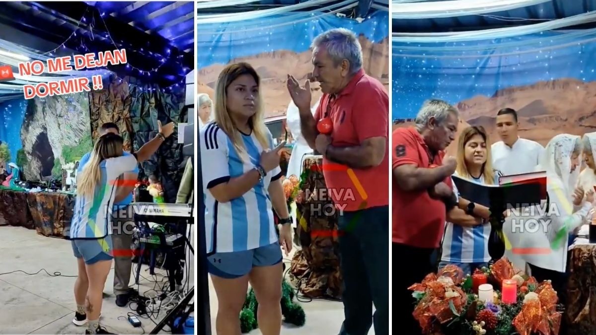 VIDEO Mujer enfurecida irrumpe en misa de 5 am y reclama que no la dejan dormir