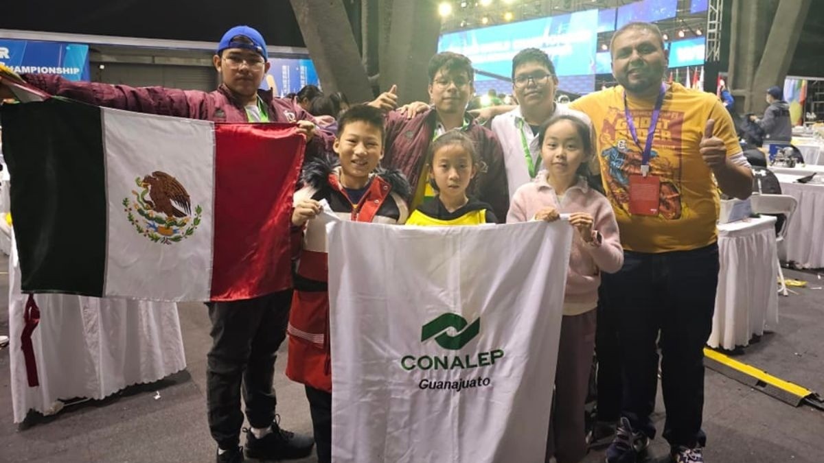 ¡Orgullo guanajuatense! Estudiantes del Conalep Silao ganan 4to lugar mundial en robótica