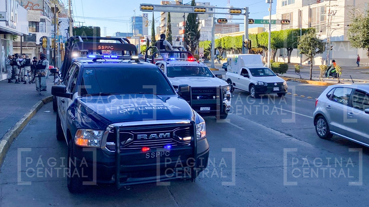 Asalto sale mal en pleno Centro de León y hombre queda lesionado