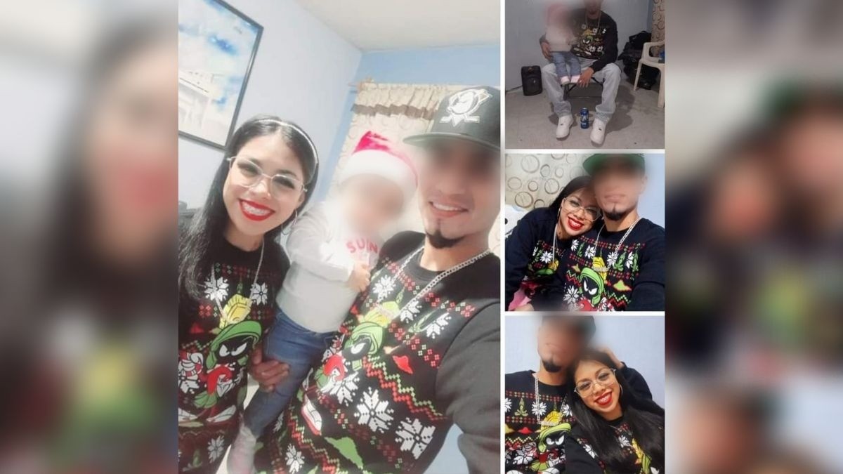 Jovencita festeja alegremente la Navidad y después su pareja la mata frente a sus hijos