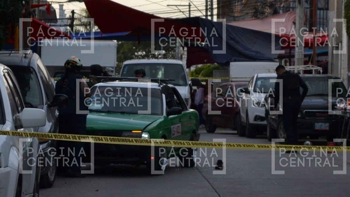 ¡Pánico en la Línea de Fuego!, matan a dos hombres a bordo de un taxi