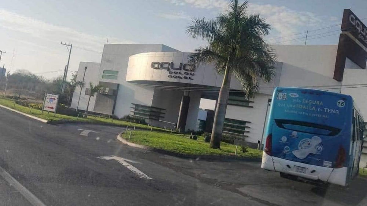 ¡Chofer pícaro! Captan a camión urbano cuando ingresaba a un motel