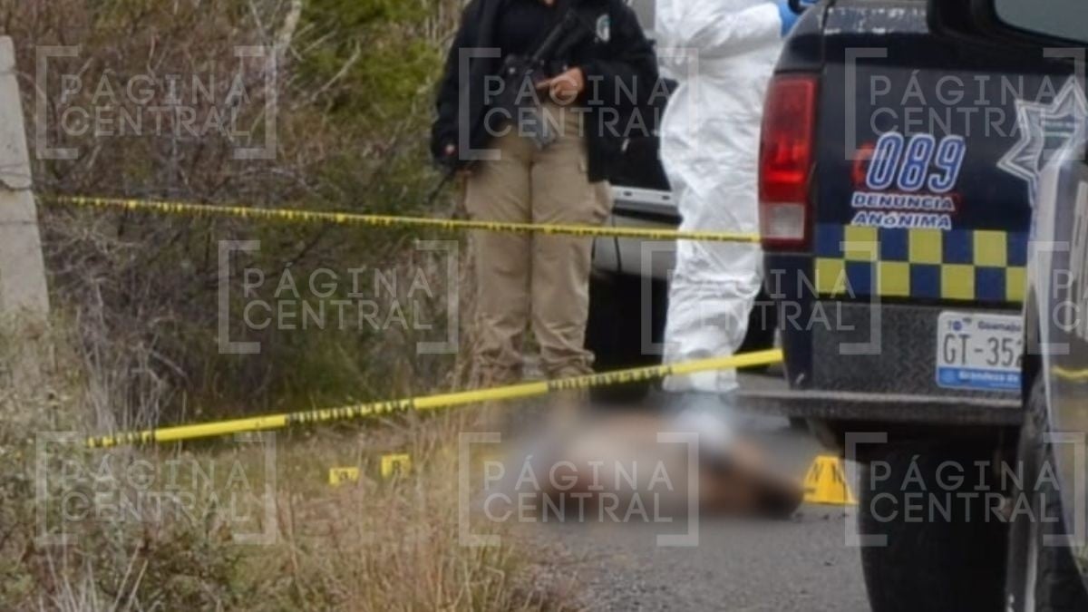 ¡Arrecia la ola de violencia! Tiran cuerpo en la carretera de Hacienda Arriba
