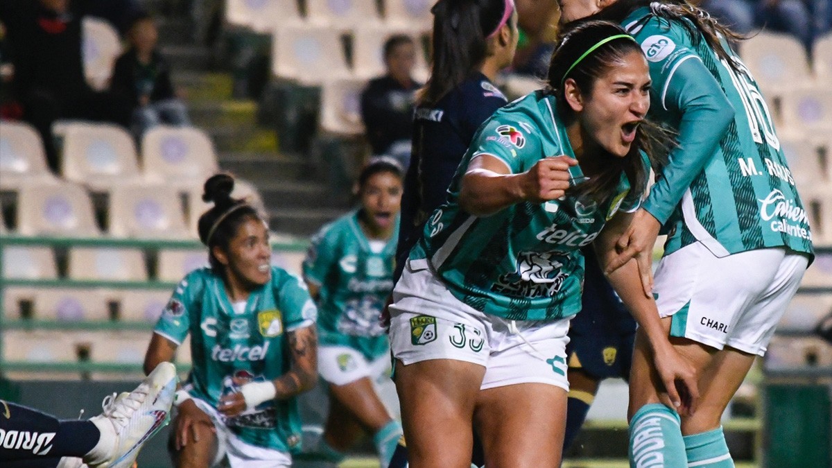León Femenil golea a Pumas 4-1 en arranque del torneo