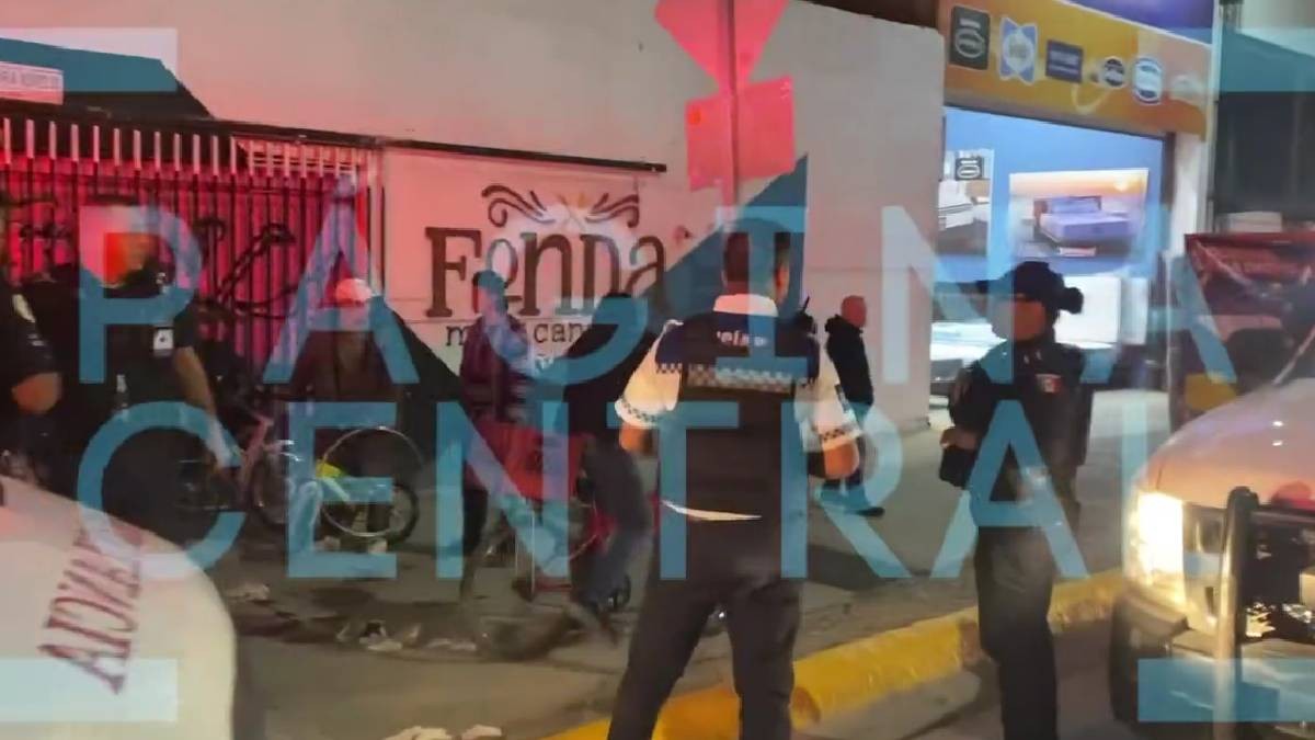 Ciclista recibe bala perdida por balacera entre motociclistas en Hermenegildo Bustos