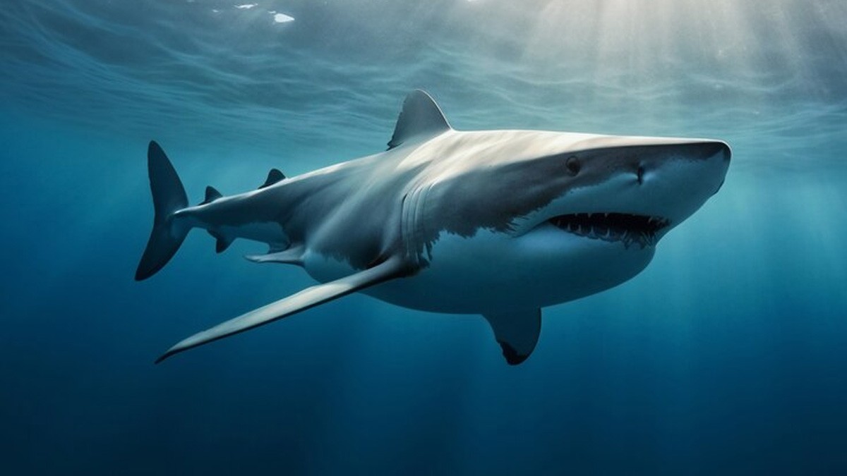 VIDEO: Familias salen rápido del agua tras avistar a tiburón en la playa