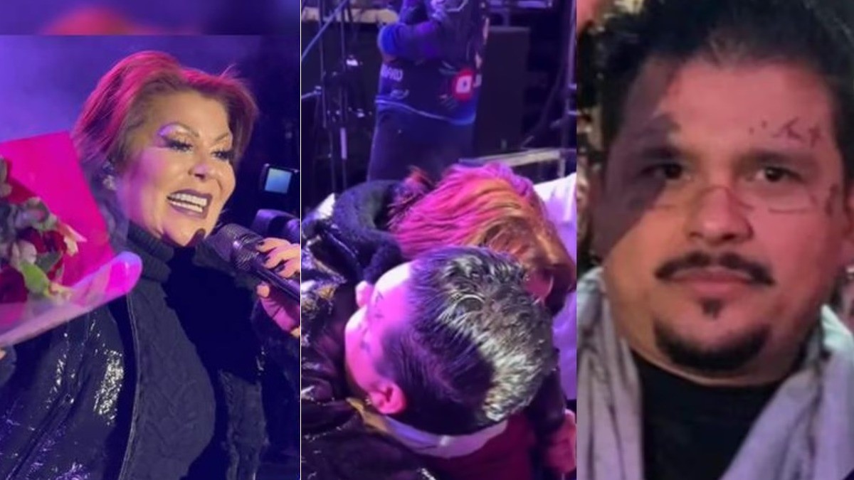 Alejandra Guzmán confunde a un fan con Christian Nodal y hasta lo invita a cantar con ella